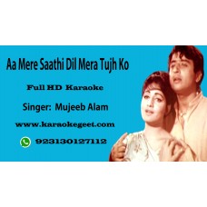 Aa Mere Saathi Dil Mera Tujhko Audio karaoke