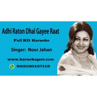 Adhi raton dhal gayee raat Audio karaoke