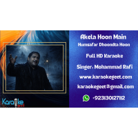 Akela Hoon Main Humsafar Dhoondta Hoon Karaoke | Muhammed Rafi | Jaal (1967)