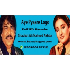 Aye Pyare logo sajde mai jaa kar Audio Karaoke