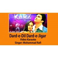 Dard e dil dard e jigar Video Karaoke