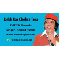 Dekh kar Chehra Tera Audio Karaoke