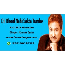 Dil bhool nahi sakta tumhe  Audio Karaoke