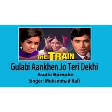Gulabi Aankhein Jo Teri Dekhi Audio Karaoke
