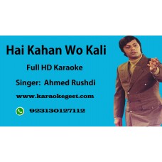Hai kahan wo kali jo kabhi na mili Audio Karaoke