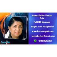 Jeevan Ke Din Chhote Sahi Audio karaoke
