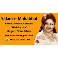 Salame mohabbat  Video Karaoke