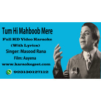 Tumhi ho mahboob mere Audio Karaoke