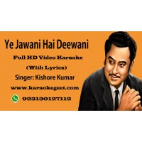 Ye Jawani hai deewani Video Karaoke (Live)